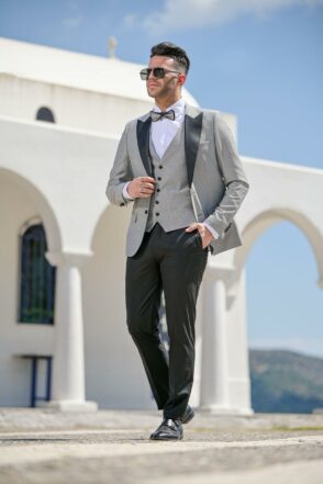 WEDDING SUIT 50%VIS40%PL10%WOOL