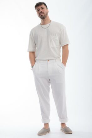 PANTS 37%LINEN60%R3%SP