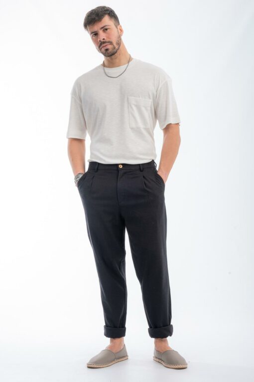 PANTS 37%LINEN60%R3%SP