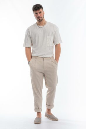 PANTS 37%LINEN60%R3%SP