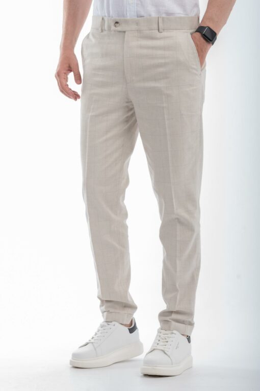 PANTS 23%LINEN 74%COTTON 3