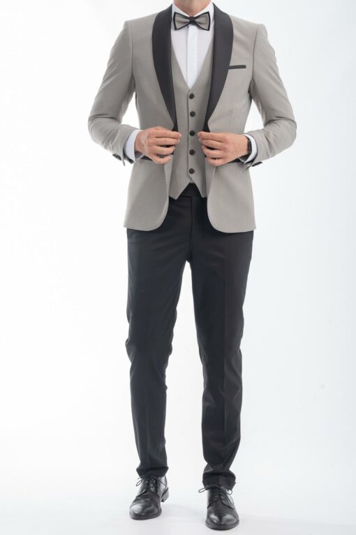 SUIT WEDDING 50%VIS40%PL10%WOOL