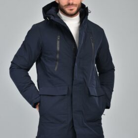Ανδρικό Μπουφάν Παρκά 48-201-057-1 Navy