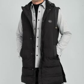 Ανδρικό Μπουφάν Αμάνικο Puffer 48-202-008 Black