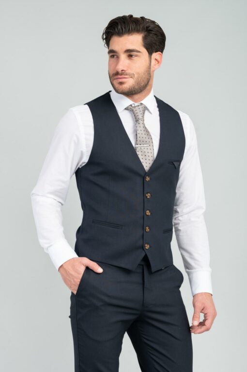 VEST WOOL FEEL 64%P34%VIS2%LYC