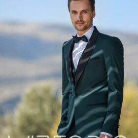 Κοστούμι Γαμπριάτικο Vittorio 100-23-SMOKIN Green