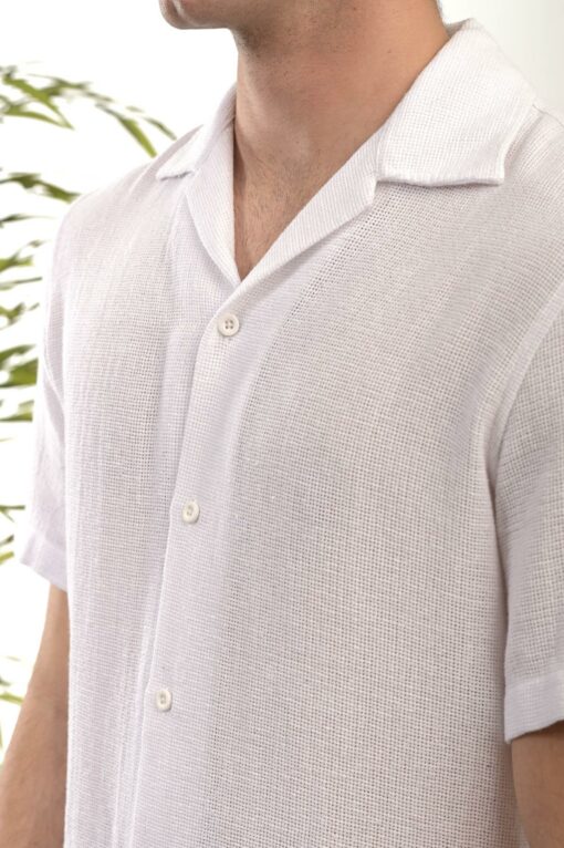 SHIRT 49%COTTON4%LINEN47%PS