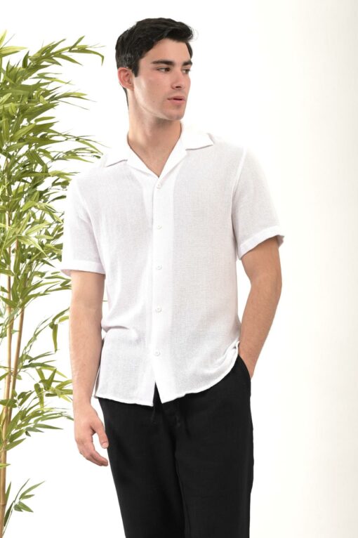 SHIRT 49%COTTON4%LINEN47%PS