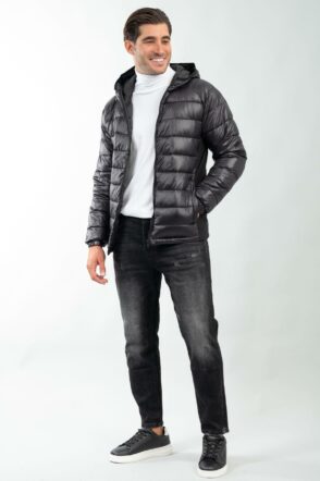 Ανδρικό Μπουφάν Puffer Jack&Jones 12241627 Black 2