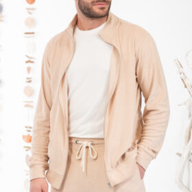 Ζακέτα Φούτερ Vittorio 1000-24-010 Beige