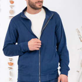 Ζακέτα Φούτερ Vittorio 1000-24-010 Blue