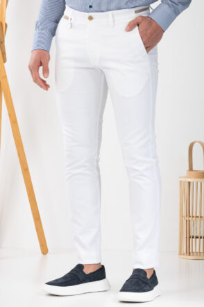 Παντελόνι Vittorio 500-24-COMO White