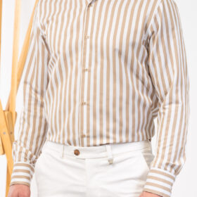 Πουκάμισο Vittorio 800-24-002 Beige