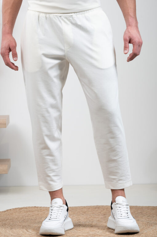 Παντελόνι Vittorio 500-24-FEVER Off white 4