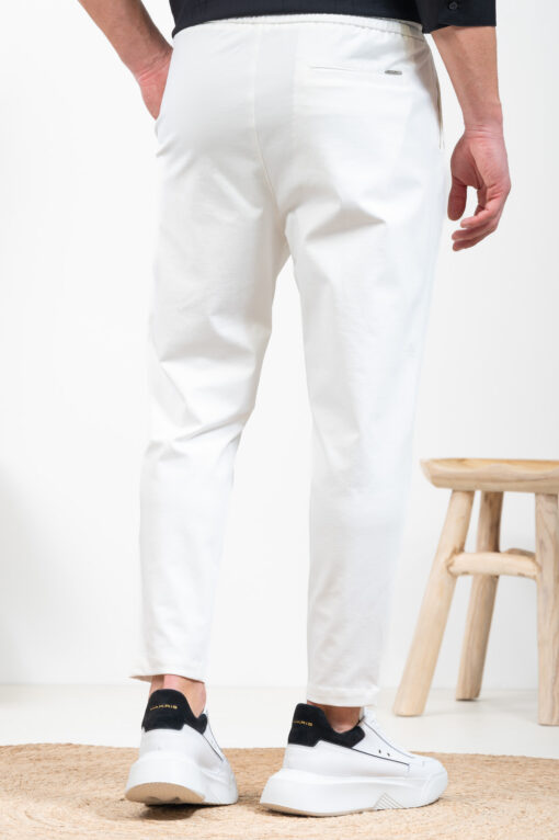 Παντελόνι Vittorio 500-24-JENOA Off white 1