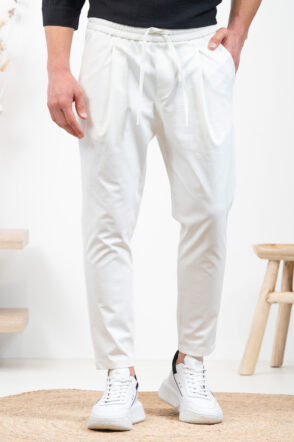 Παντελόνι Vittorio 500-24-JENOA Off white