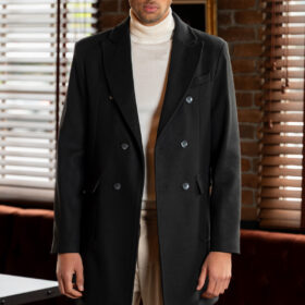 Ανδρικό παλτό Vittorio 400-2223-MORENO-Black