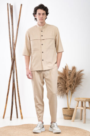 Overshirt Vittorio 300-24-MONTERI Beige