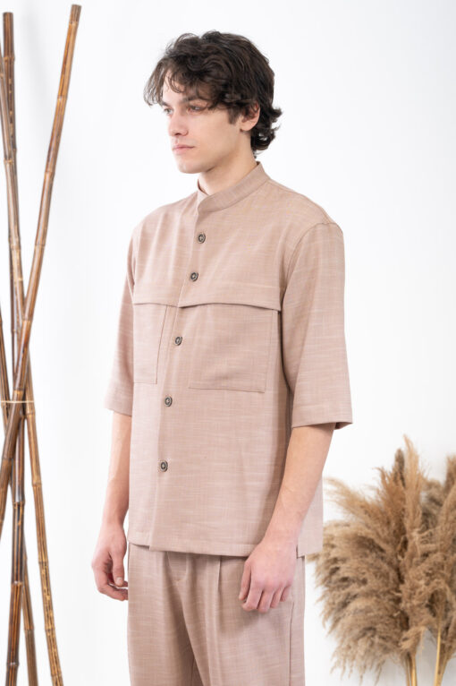 Overshirt Vittorio 300-24-MONTERI Rosewood 1