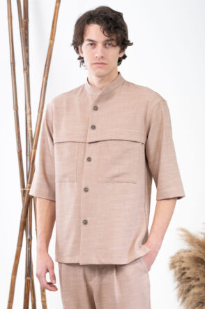 Overshirt Vittorio 300-24-MONTERI Rosewood 2