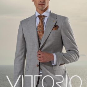 Κοστούμι Vittorio 100-24-PONTE Grey 3