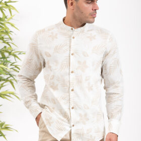 Πουκάμισο Vittorio 800-24-012 Beige