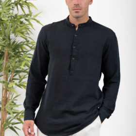 Πουκάμισο Vittorio 800-24-030 Black