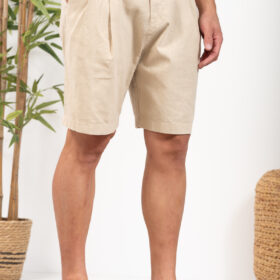 Λινή Βερμούδα Vittorio 500-24-renato Beige