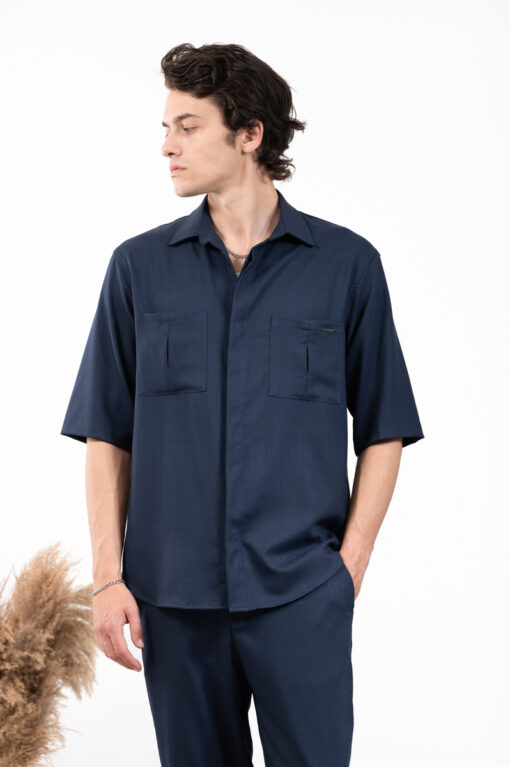 Overshirt Vittorio 300-23-Santo-1 Blue 6