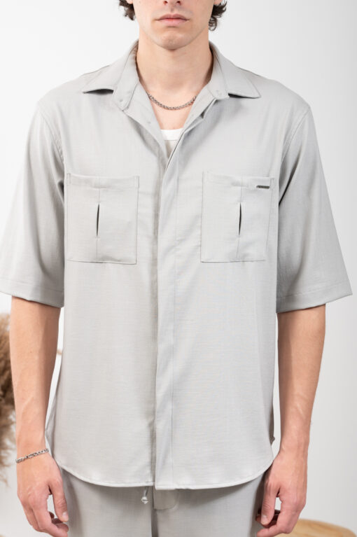 Overshirt Vittorio 300-23-Santo-1 Grey 111