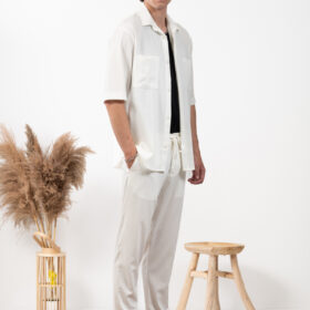 Overshirt Vittorio 300-23-Santo-1 White