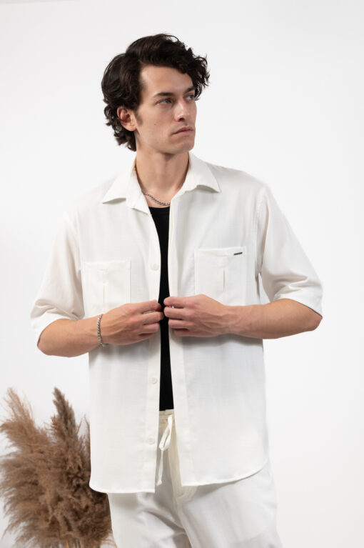 Overshirt Vittorio 300-23-Santo-1 White 5