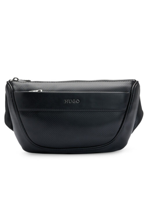 Δερμάτινο Τσαντάκι Hugo 50516827 Black