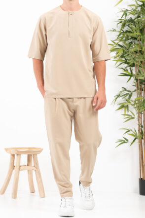 Overshirt Vittorio 300-24-bologni Beige 2