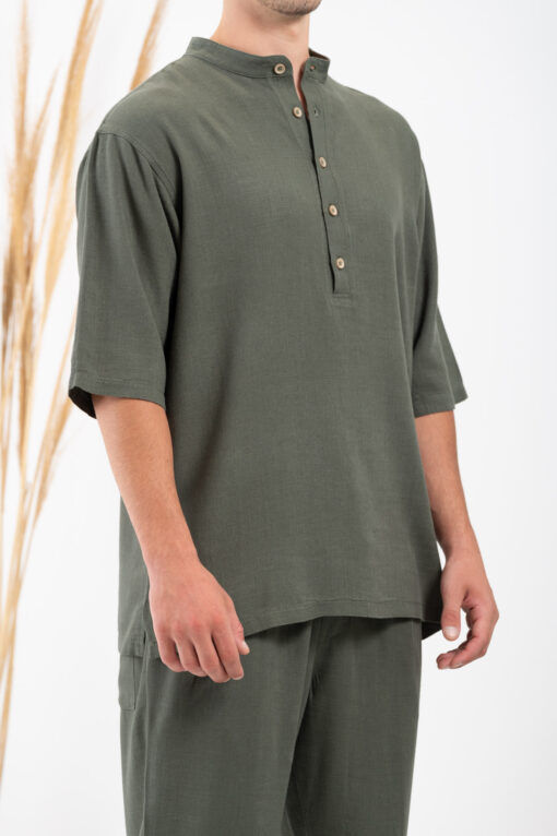 Overshirt Vittorio 300-24-SPIAGGIA Olive 4