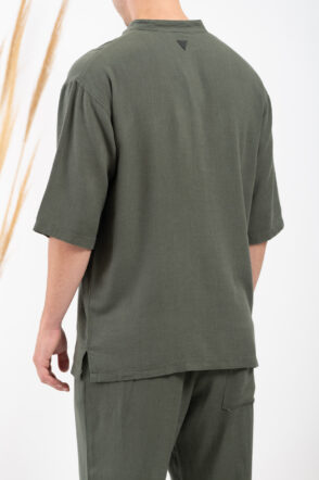 Overshirt Vittorio 300-24-SPIAGGIA Olive 5