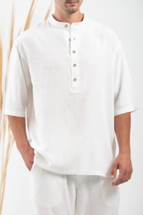 Overshirt Vittorio 300-24-SPIAGGIA White 6