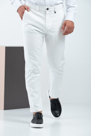 Παντελόνι Vittorio 500-24-NOBILE White