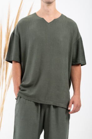 Μπλούζα Vittorio Oversized 200-24-IOS Olive