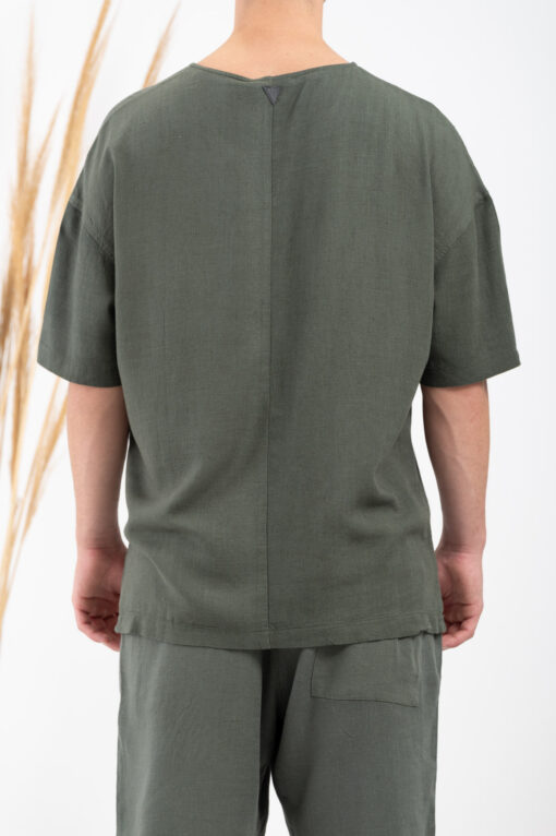 Μπλούζα Vittorio Oversized 200-24-IOS Olive 2