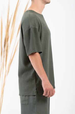 Μπλούζα Vittorio Oversized 200-24-IOS Olive 3