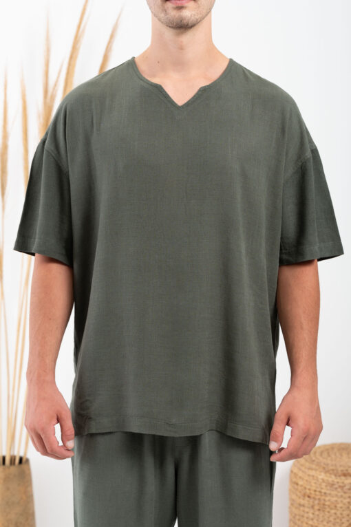 Μπλούζα Vittorio Oversized 200-24-IOS Olive 7