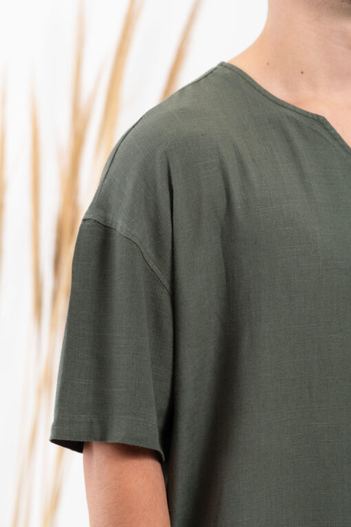 Μπλούζα Vittorio Oversized 200-24-IOS Olive 8