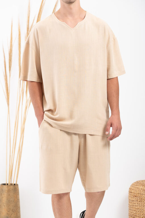 Μπλούζα Vittorio Oversized 200-24-IOS Beige 3