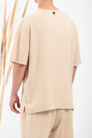 Μπλούζα Vittorio Oversized 200-24-IOS Beige 4