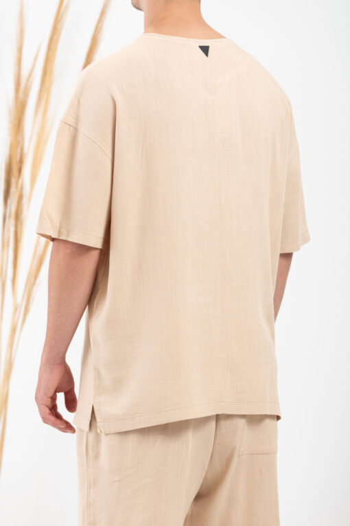 Μπλούζα Vittorio Oversized 200-24-IOS Beige 4