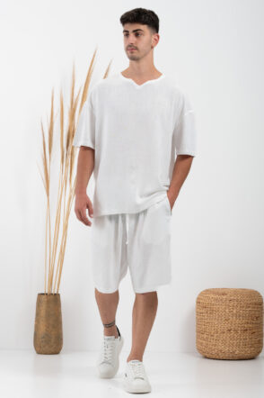 Μπλούζα Vittorio Oversized 200-24-IOS White