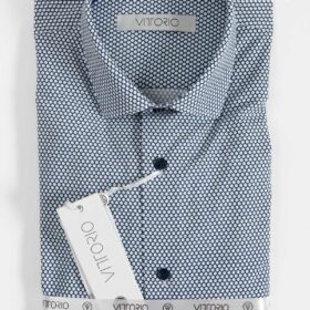 Πουκάμισο Vittorio 800-24-033 Blue