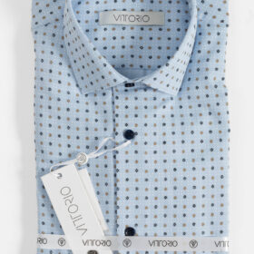 Πουκάμισο Vittorio 800-24-038 Blue