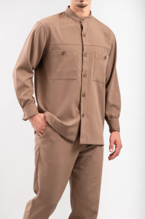 Overshirt Vittorio 300-2425-TORINO Tabacco 5